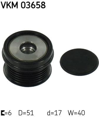 Alternator Freewheel Clutch VKM03658 - image 2