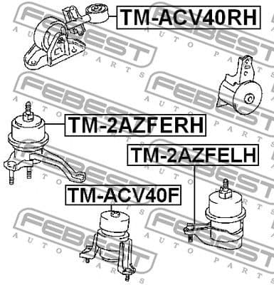 Mounting, engine TM-2AZFELH - image 2