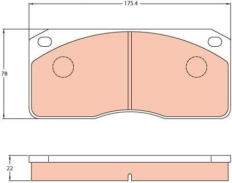 Brake Pad Set, disc brake GDB5056 - image 3