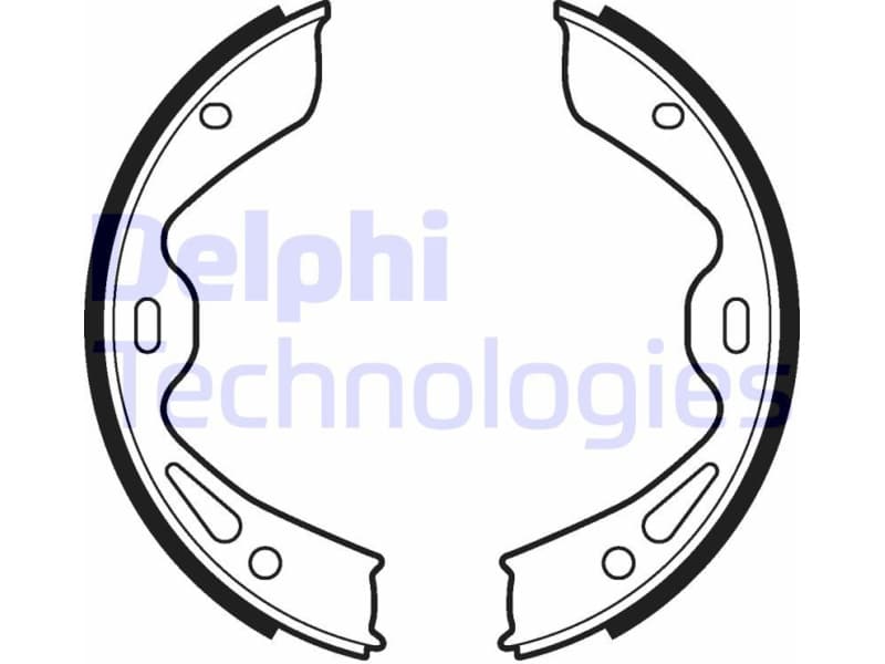 Brake Shoe Set, parking brake LS2120