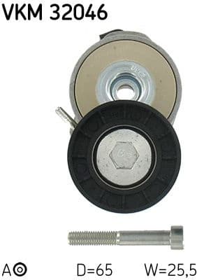 Belt Tensioner, V-ribbed belt VKM 32046 - image 2