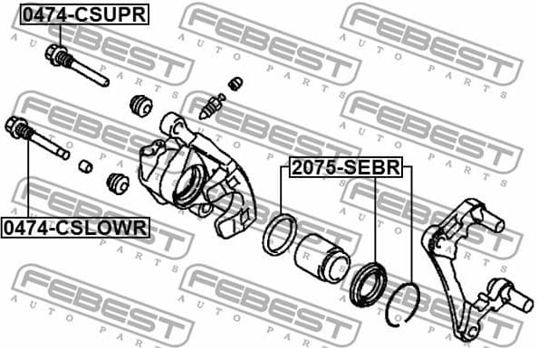 Repair Kit, brake caliper 2075-SEBR - image 2