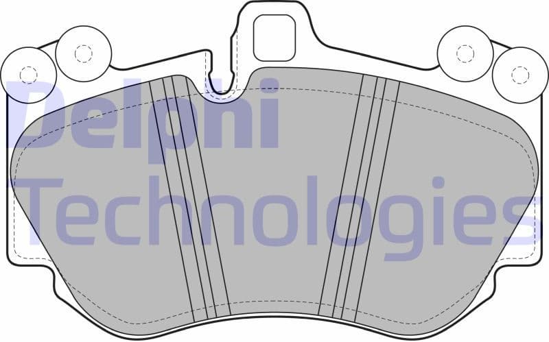 Brake Pad Set, disc brake LP2116