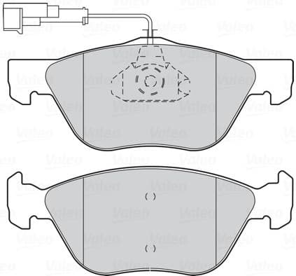 Brake Pad Set, disc brake ESSENTIAL 301065