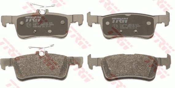 Brake Pad Set, disc brake COTEC GDB2055 - image 4