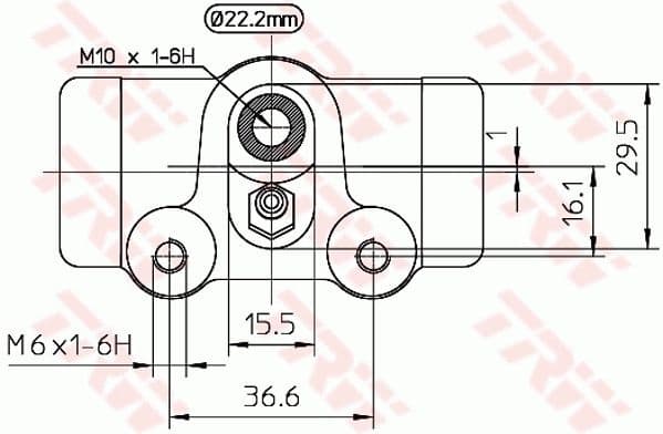 Wheel Brake Cylinder BWH145 - image 4