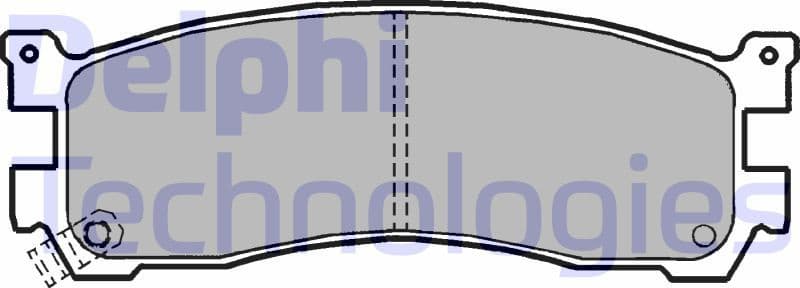 Brake Pad Set, disc brake LP1189