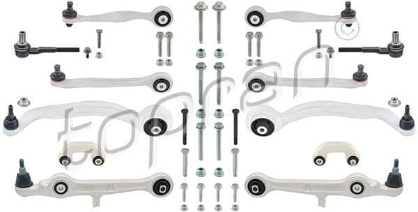 Control/Trailing Arm Kit, wheel suspension 114 524