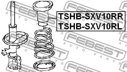 Protective Cap/Bellow, shock absorber TSHB-SXV10RR - image 2