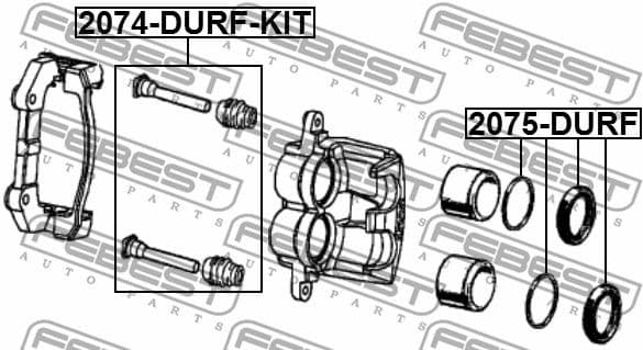 Repair Kit, brake caliper 2075-DURF - image 2