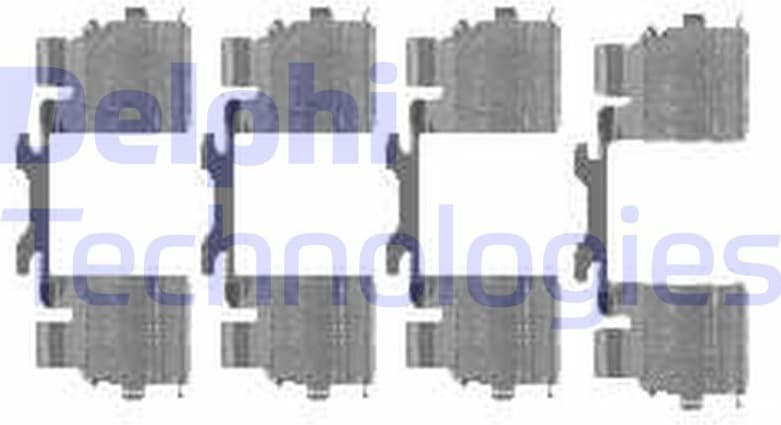 Accessory Kit, disc brake pad LX0476