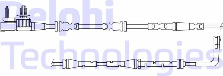 Warning Contact, brake pad wear LZ0318