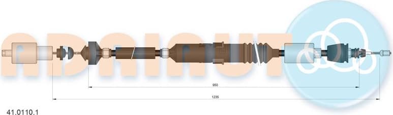 Cable Pull, clutch control 41.0110.1