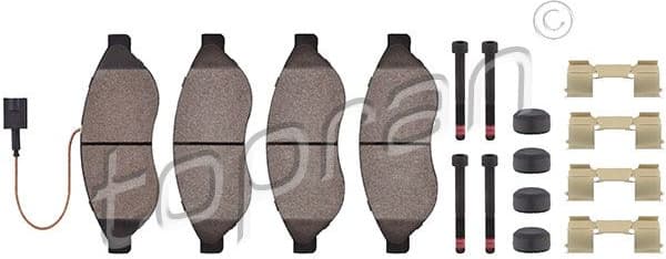 Brake Pad Set, disc brake 722 513