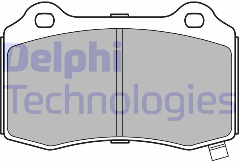 Brake Pad Set, disc brake LP3281