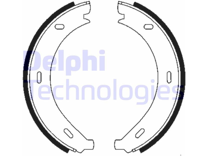 Brake Shoe Set, parking brake LS1902