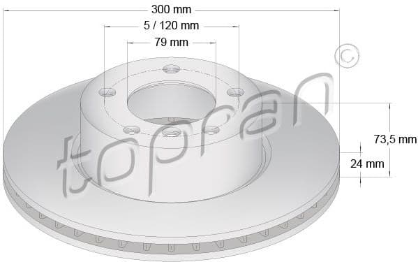 Brake Disc COATED 500 947