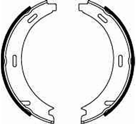 Brake Shoe Set, parking brake GS8208 - image 4