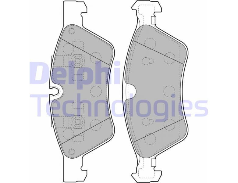 Brake Pad Set, disc brake LP2125