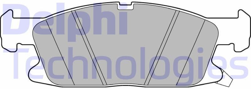 Brake Pad Set, disc brake LP3241