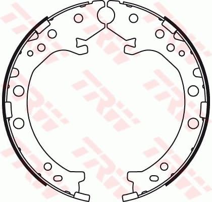 Brake Shoe Set, parking brake GS8789 - image 2