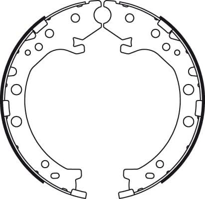 Brake Shoe Set, parking brake GS8789 - image 3