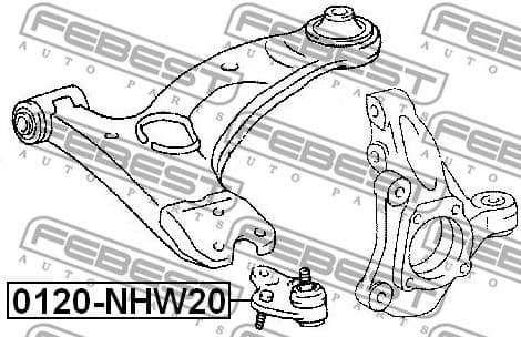 Ball Joint 0120-NHW20 - image 2