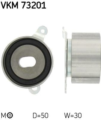 Tensioner Pulley, timing belt VKM 73201 - image 2