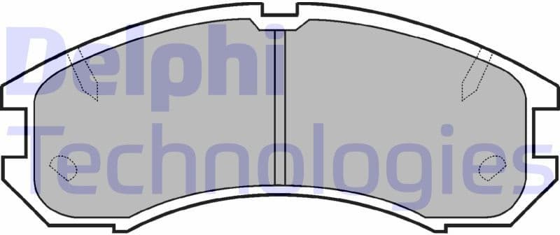 Brake Pad Set, disc brake LP595