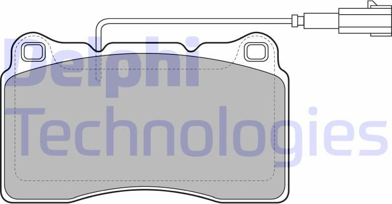 Brake Pad Set, disc brake LP2045
