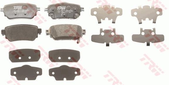 Brake pads rear, Top Quality GDB3617 - image 4
