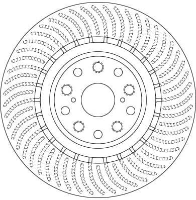 Brake Disc TRW SINGLE DF6489S - image 3