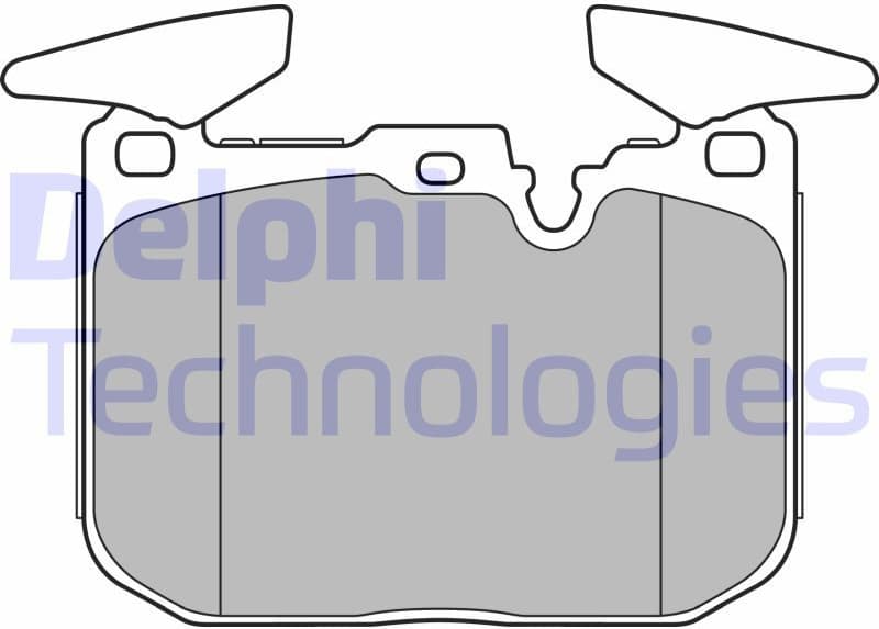 Brake Pad Set, disc brake LP2449
