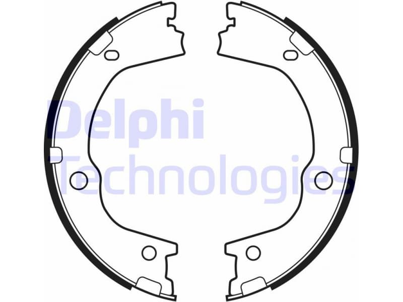 Brake Shoe Set, parking brake LS2159