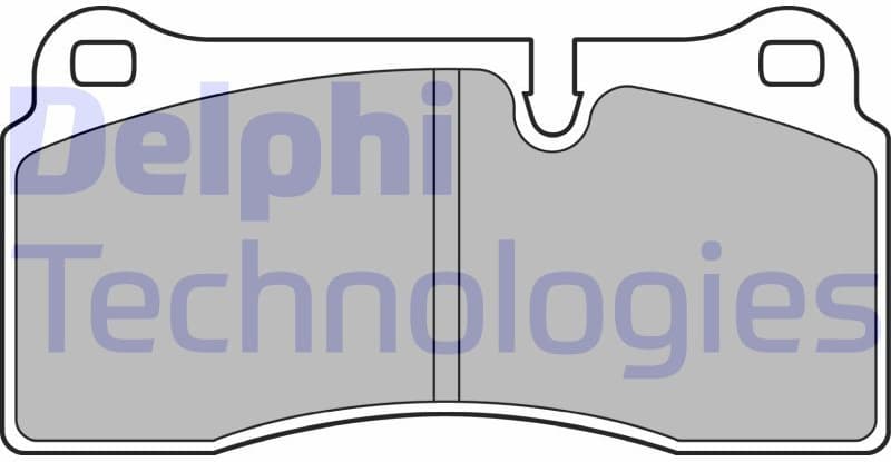 Brake Pad Set, disc brake LP2448