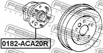 Wheel Hub 0182-ACA20R - image 2