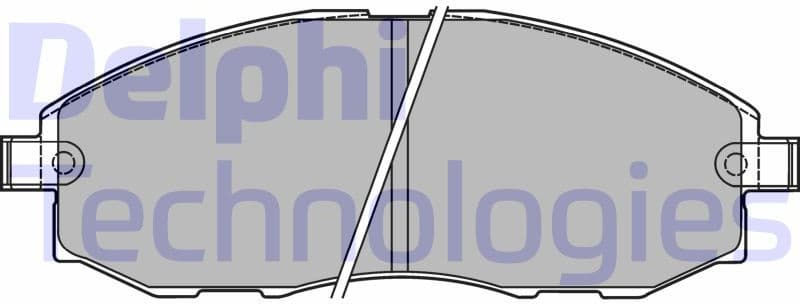 Brake Pad Set, disc brake LP1434