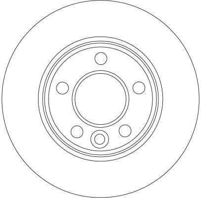 Brake discs kit rear, (2pcs), Top Quality DF4312 - image 2