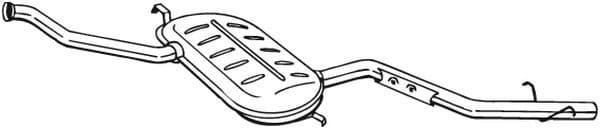 Centre Muffler 290-517