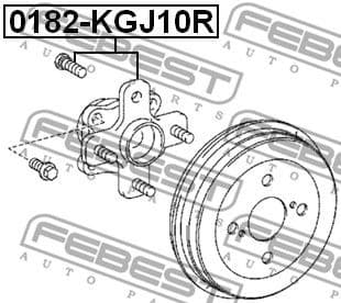 Wheel Hub 0182-KGJ10R - image 2