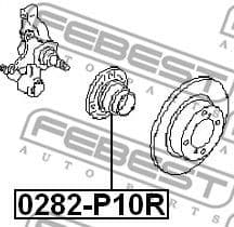 Wheel Hub 0282-P10R - image 2