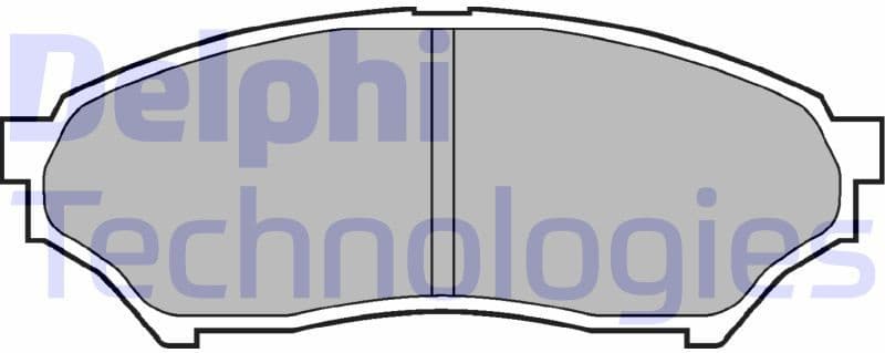 Brake Pad Set, disc brake LP1448
