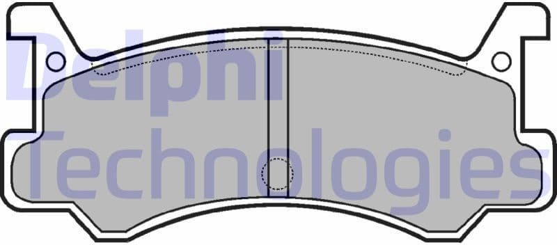 Brake Pad Set, disc brake LP521
