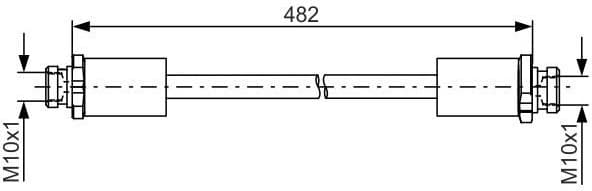 Brake Hose 1 987 481 832 - image 5