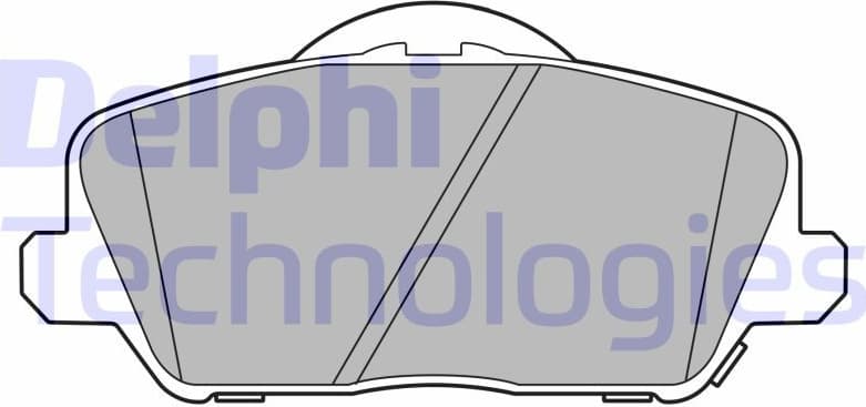 Brake Pad Set, disc brake LP3591