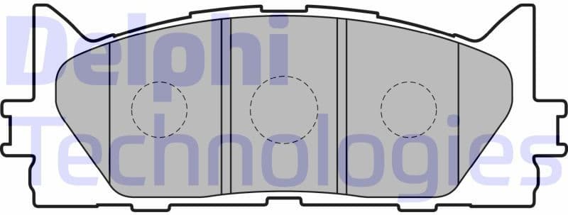 Brake Pad Set, disc brake LP2169