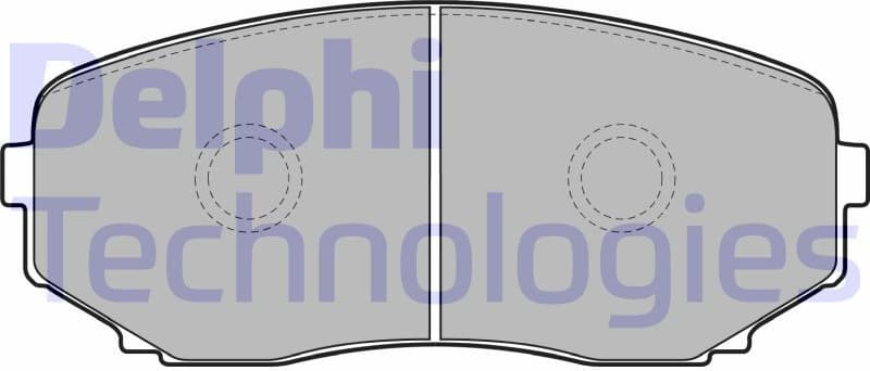 Brake Pad Set, disc brake LP2098