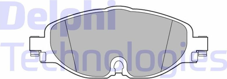 Brake Pad Set, disc brake LP3584