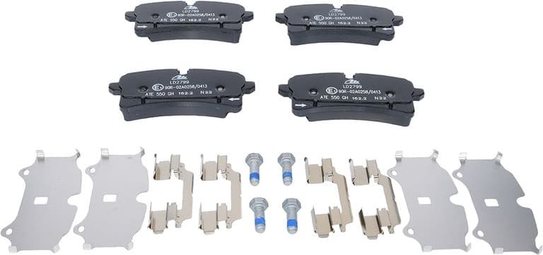 Brake Pad Set, disc brake ATE Ceramic 13.0470-2799.2 - image 2