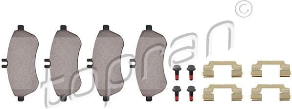 Brake Pad Set, disc brake 407 764